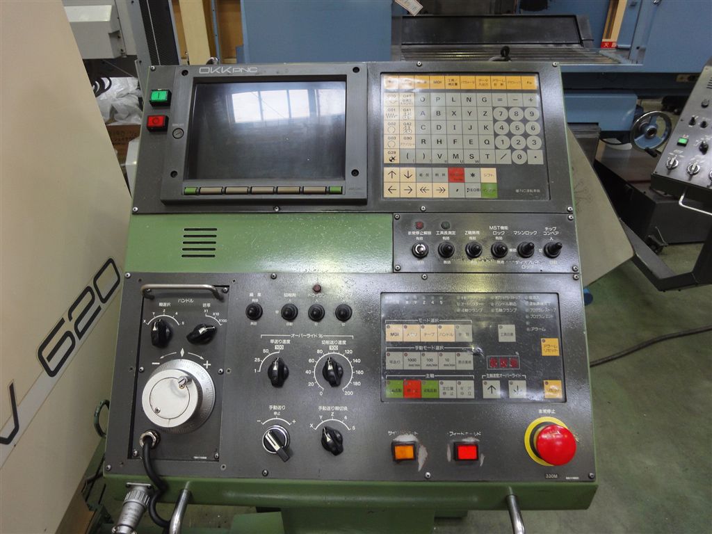 OKK製 立マシニングセンタ PCV-620-20L